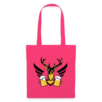 Chic Hirsch wing beer one beer mug D - Tote Bag - azalea - Front
