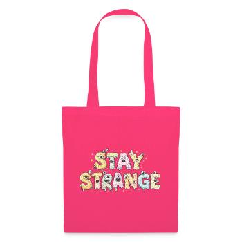 Strange Monster Letters - Stoffbeutel - Azalea - Vorne