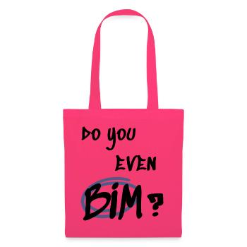 avez-vous même du BIM? | Création de systèmes de représentation de l'information - Sac en tissu - rose azalée - Devant