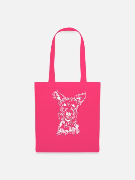 Terrier Berger de Picardie - Stoffbeutel - Azalea