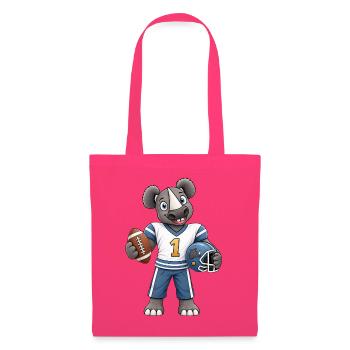 Nashorn Football Fan - Stoffbeutel - Azalea - Vorne