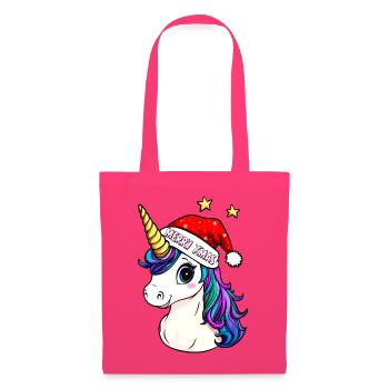 Einhorn Weihnachten - Stoffbeutel - Azalea - Vorne