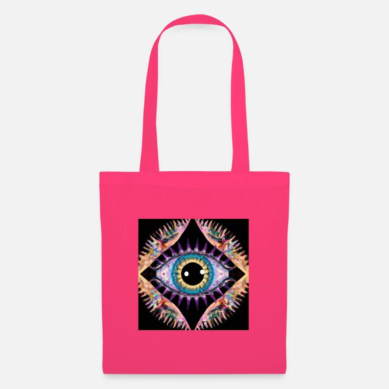 Psychedelic Eye - Stoffbeutel - Azalea
