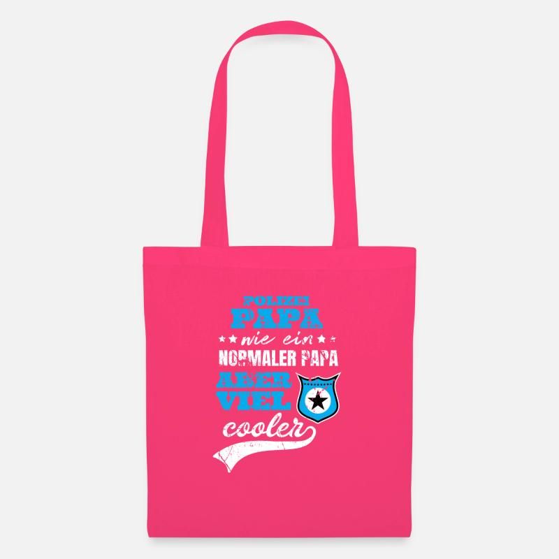 Polizei Papa Geschenk cool - Stoffbeutel - Azalea