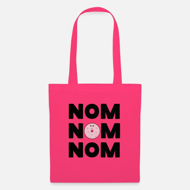 NOM NOM NOM DONUT GESCHENK - Stoffbeutel - Azalea