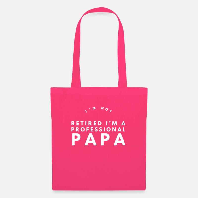 Ich bin nicht im Ruhestand Ich bin ein Berufspapa - Stoffbeutel - Azalea