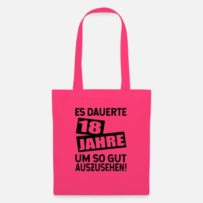 18. Geburtstag Geschenk Spruch - Stoffbeutel - Azalea