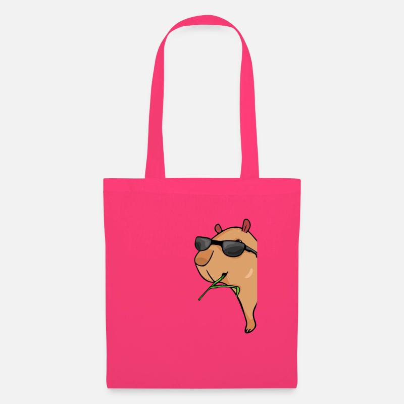 Capybara Geschenk Männer Nagetier Wasserschwein - Stoffbeutel - Azalea