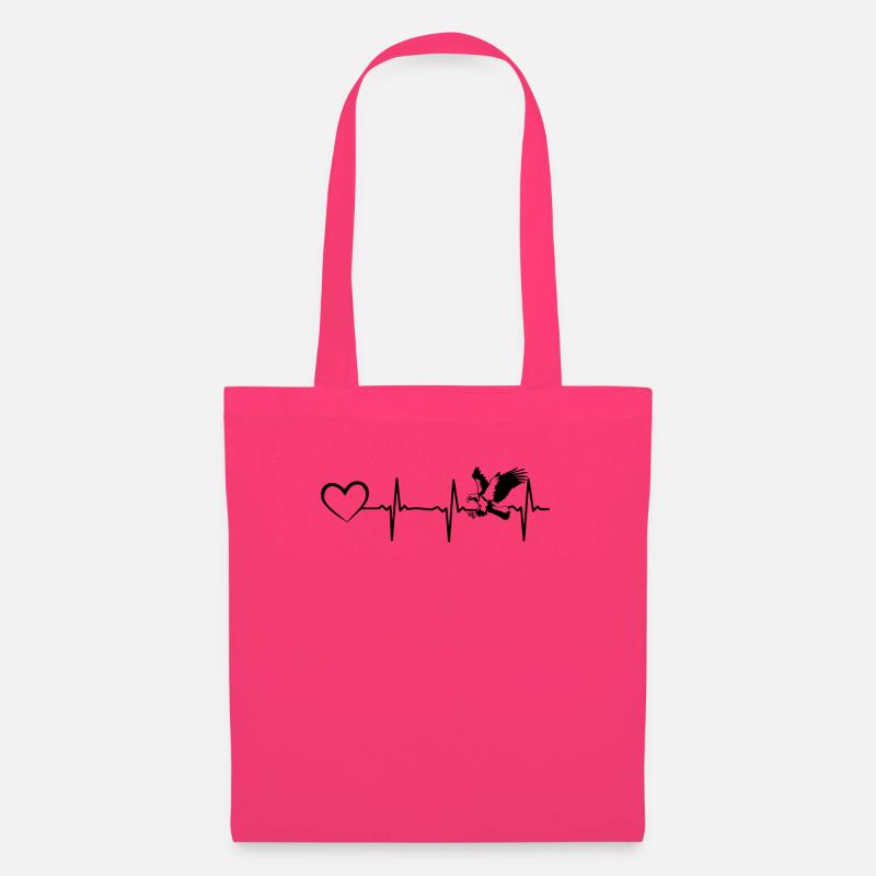 Eagle Heartbeat Heart Eagle Bird - Soon Eagle Hear - Sac en tissu - rose azalée