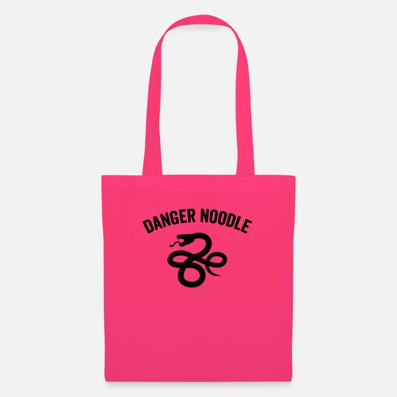 Snake Funny Danger Noodle - Stoffbeutel - Azalea