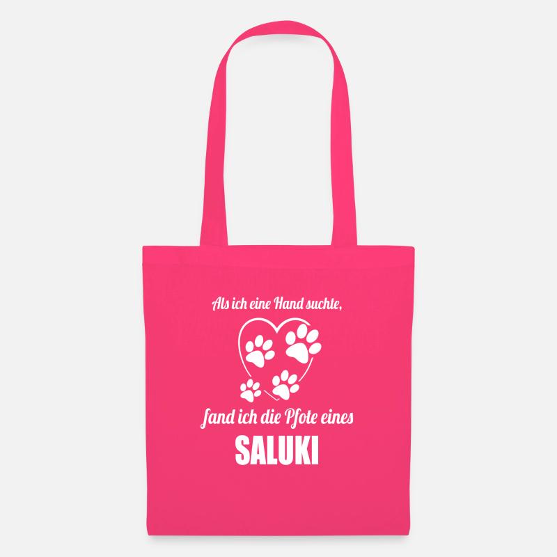 Hand & Pfote - Spruch - Saluki - Stoffbeutel - Azalea