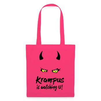 Krampus is watching U with evil eyes - Stoffbeutel - Azalea - Vorne