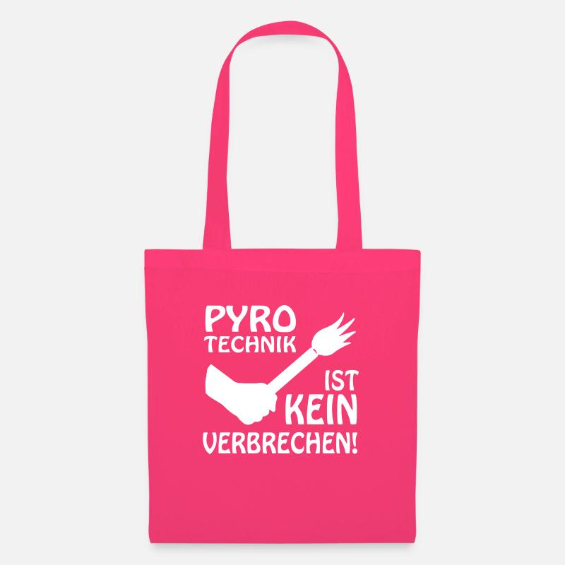 PYRO-TECHNIK IST KEIN VERBRECHEN - Stoffbeutel - Azalea