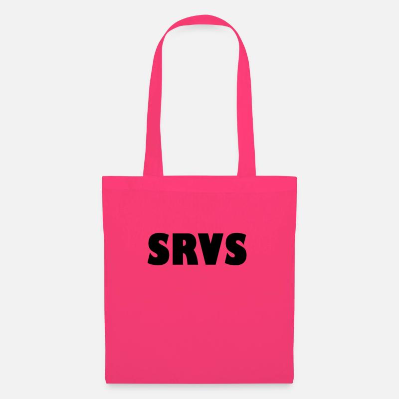 SRVS Servus Hallo Bayern Dialekt Geschenkidee Cool - Stoffbeutel - Azalea
