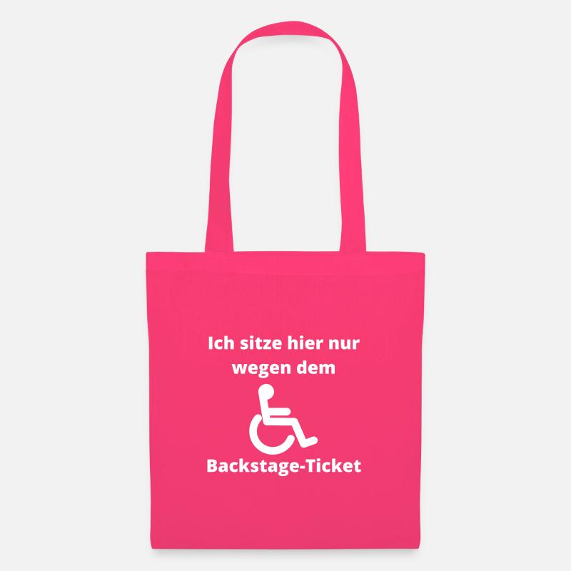 100% Wunderbar Lustige Sprüche Rollstuhl - Stoffbeutel - Azalea