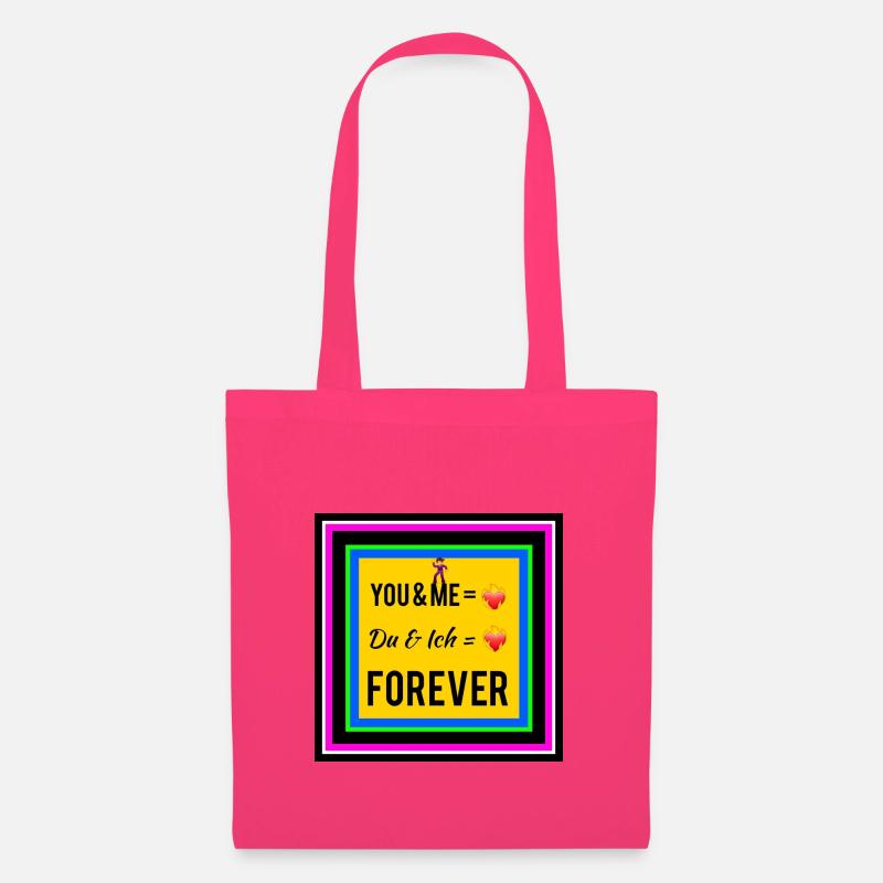 Du & Ich | FOREVER - Stoffbeutel - Azalea