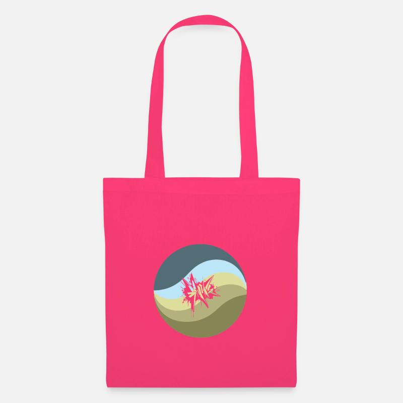 Graffiti Urbain - Sac en tissu - rose azalée