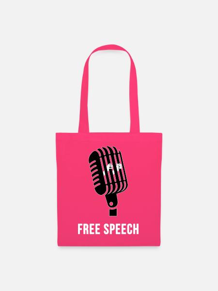 Free Speech - Stoffbeutel - Azalea