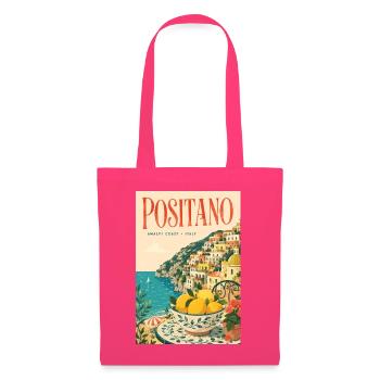 Erleben Sie Positano in Italien und an der Amalfiküste - Stoffbeutel - Azalea - Vorne