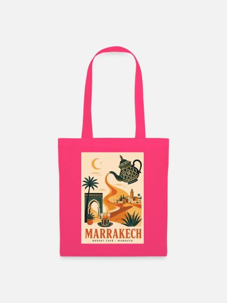 Entdecken Sie Marrakesch in Marokko - Stoffbeutel - Azalea