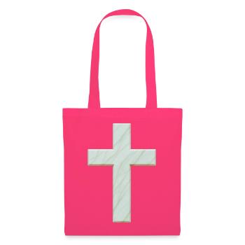 Marmorkreuz Kreuzprint - Stoffbeutel - Azalea - Vorne