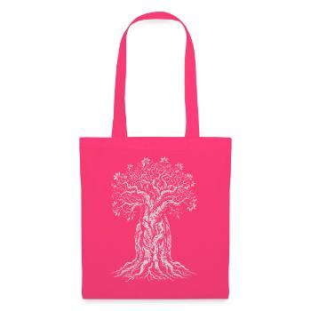 Baobab-Baum des Lebens - Stoffbeutel - Azalea - Vorne