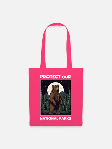 Bear Protect Parks - Stoffbeutel - Azalea