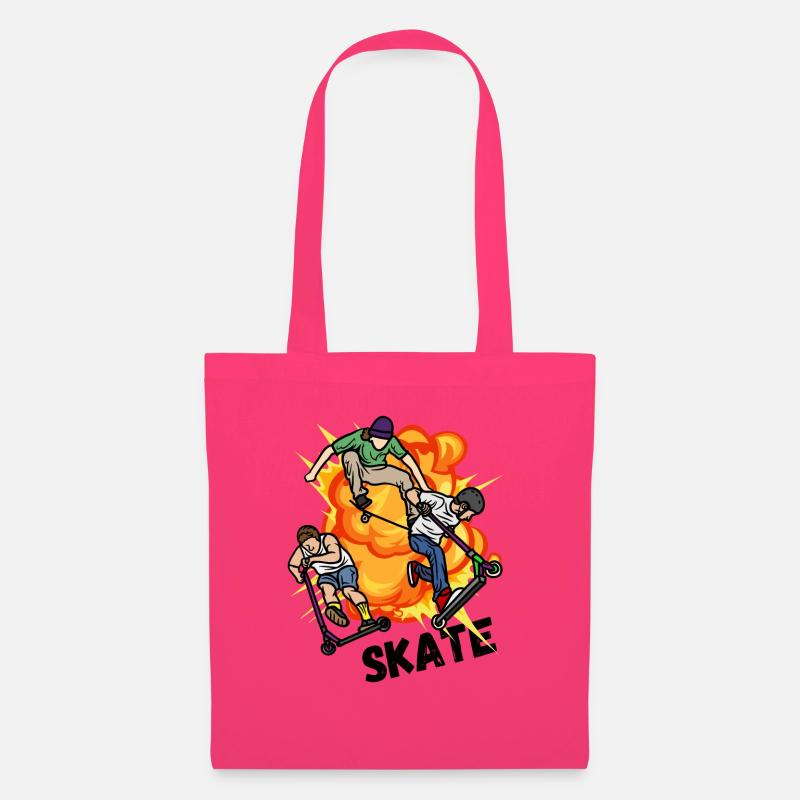 skate explosion M shirt - Stoffbeutel - Azalea