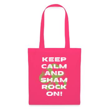 Keep calm and shamrock on. - Tote Bag - azalea - Front