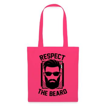 Respect The Beard king respects Bard - Tote Bag - azalea - Front