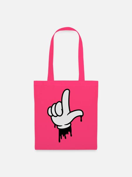 loser geste hand - Stoffbeutel - Azalea