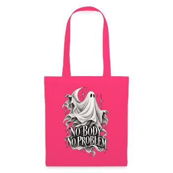 No Body No Problem Geistdesign - Stoffbeutel - Azalea - Vorne