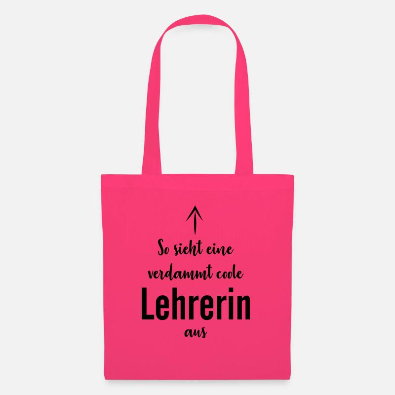 Lehrerin Schule Student - Stoffbeutel - Azalea