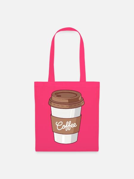 Einfache Kaffeetasse für Koffeinliebhaber - Stoffbeutel - Azalea