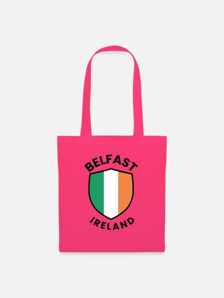 Belfaster Irland-Schild - Stoffbeutel - Azalea