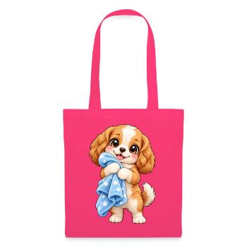 Kawaii-Hund mit seiner Decke - Stoffbeutel - Azalea - Vorne
