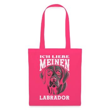 Labrador Hund Lustiges Schlafshirt Hunde Geschenk - Stoffbeutel - Azalea - Vorne