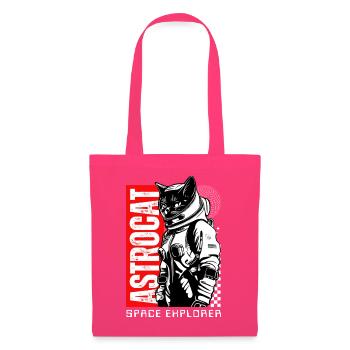 Space Cat Astronaut Astrocat - Stoffbeutel - Azalea - Vorne