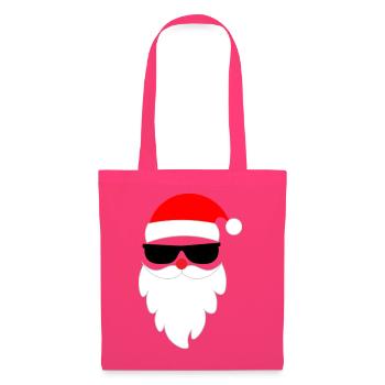Cooler Weihnachtsmann Santa Nikolaus  - Stoffbeutel - Azalea - Vorne