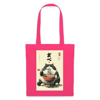 Ramen Cat Feast - Tote Bag - azalea - Front
