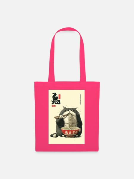 Neko-Ramen-Katze schlürft Nudeln - Stoffbeutel - Azalea