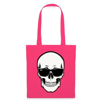 Skeleton with Sunglasses in Monochrome - Tote Bag - azalea - Front