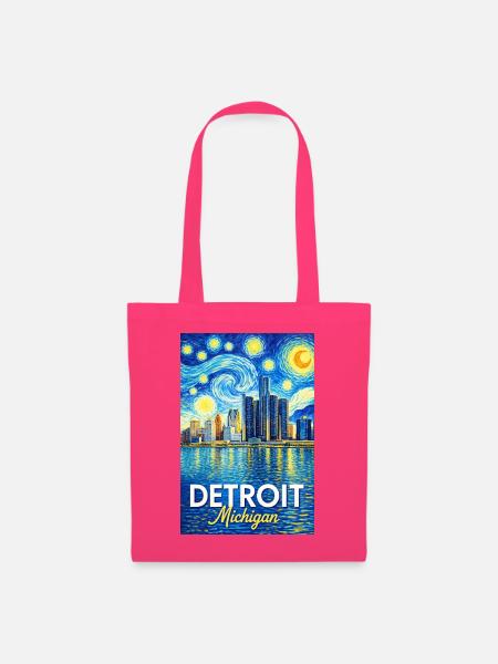 Detroit, Michigan - Stoffbeutel - Azalea