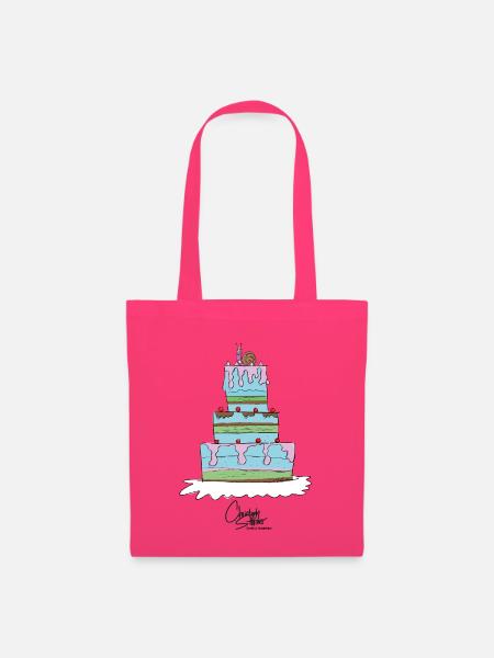 TIERSHIRT-Vorlage-clara_torte - Stoffbeutel - Azalea
