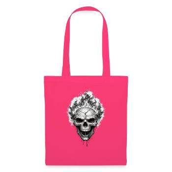 Burning Skull Gothic Horror-Grafik - Stoffbeutel - Azalea - Vorne