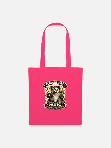 Angetrieben von Panic Ferret - Stoffbeutel - Azalea