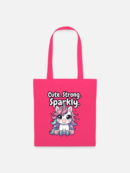 Unicorn Fitness Sparkle - Stoffbeutel - Azalea
