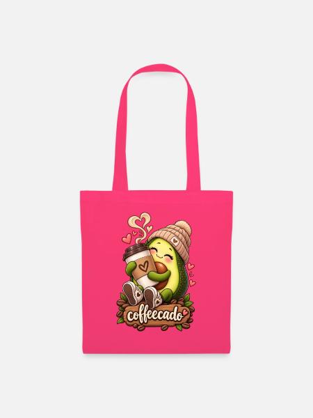 Avocado-Kaffee-Kuschel: coffeecado - Stoffbeutel - Azalea