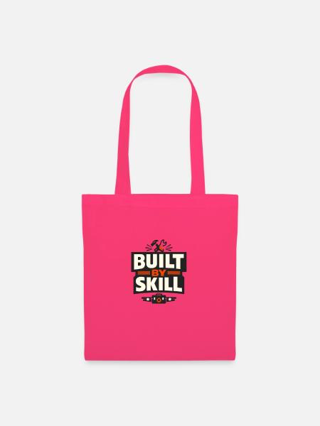 Built by Skill Logo Tee - Stoffbeutel - Azalea
