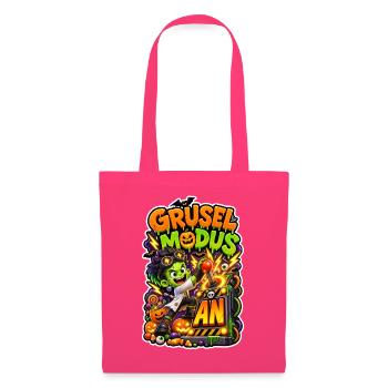 Gruselmodus an verrückter Halloween Forscher Spaß - Stoffbeutel - Azalea - Vorne